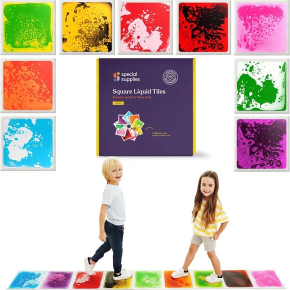 Early Learning Sensory Activity 9 Mats for Toddlers - 1 Set(9 Squares) - Picture 4 of 14